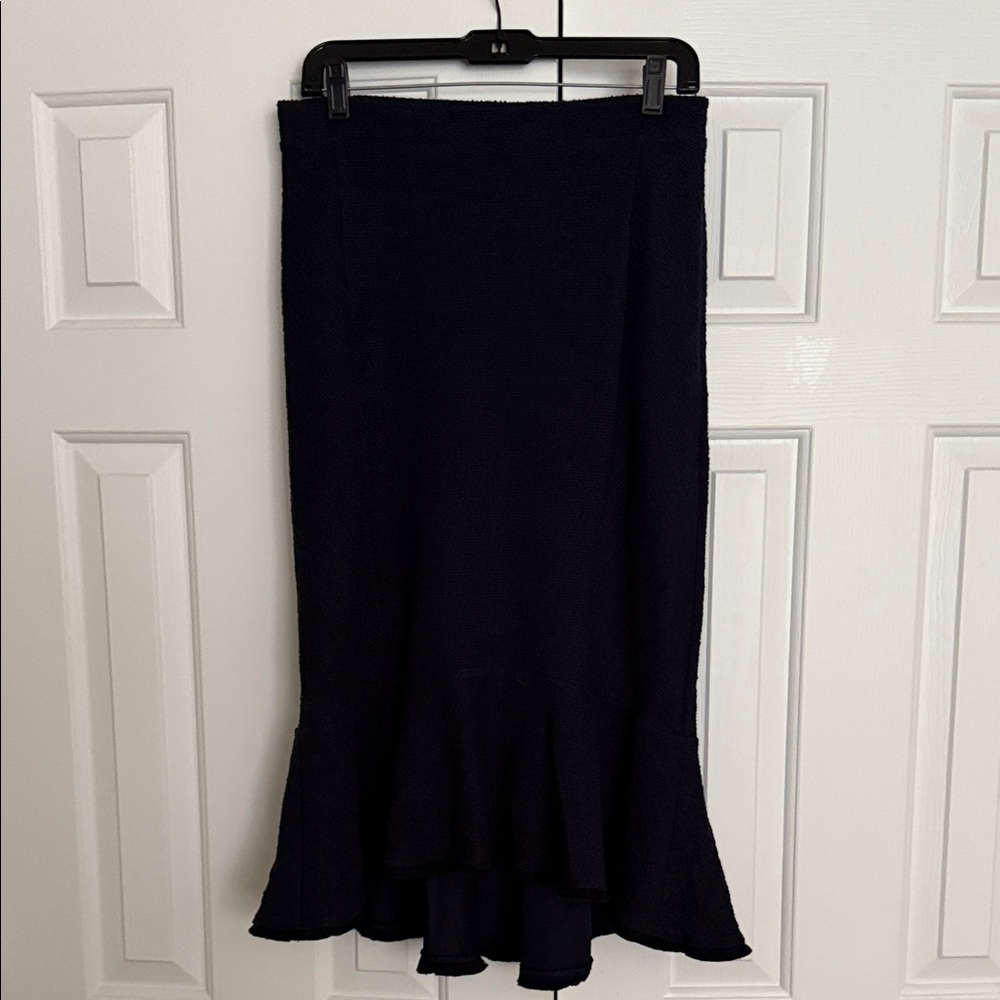 Banana Republic Black Midi Skirt